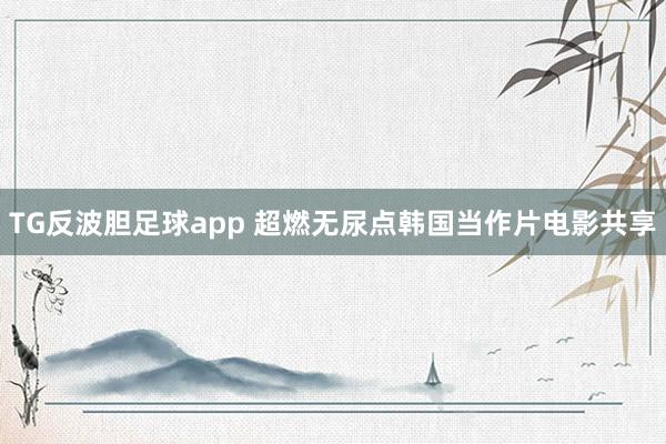 TG反波胆足球app 超燃无尿点韩国当作片电影共享