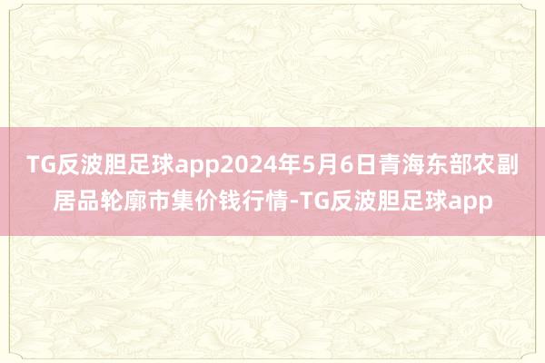 TG反波胆足球app2024年5月6日青海东部农副居品轮廓市集价钱行情-TG反波胆足球app