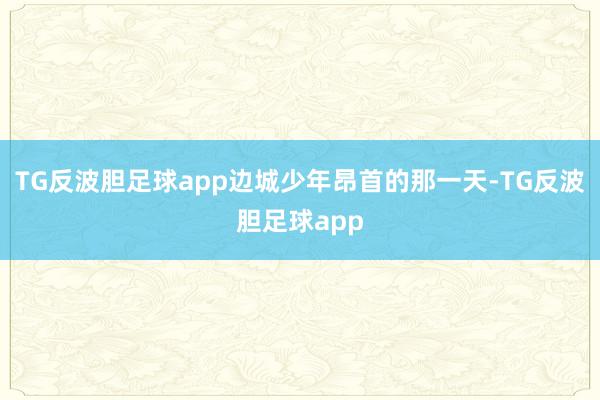 TG反波胆足球app边城少年昂首的那一天-TG反波胆足球app