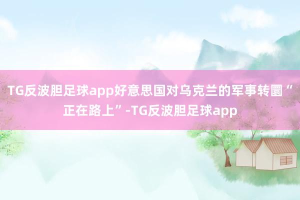 TG反波胆足球app好意思国对乌克兰的军事转圜“正在路上”-TG反波胆足球app