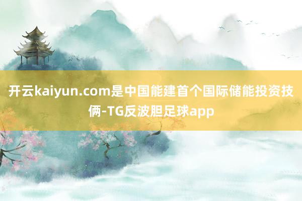 开云kaiyun.com是中国能建首个国际储能投资技俩-TG反波胆足球app