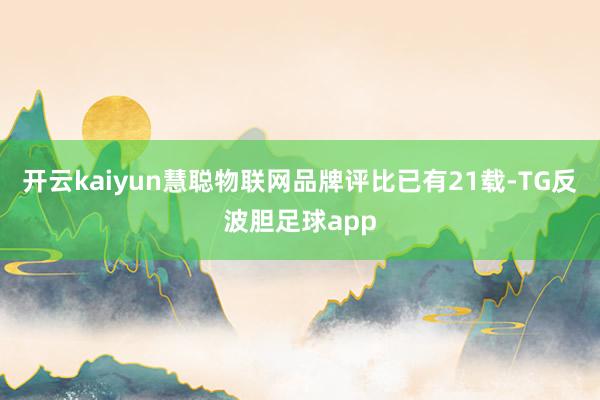 开云kaiyun慧聪物联网品牌评比已有21载-TG反波胆足球app