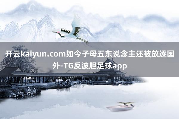 开云kaiyun.com如今子母五东说念主还被放逐国外-TG反波胆足球app