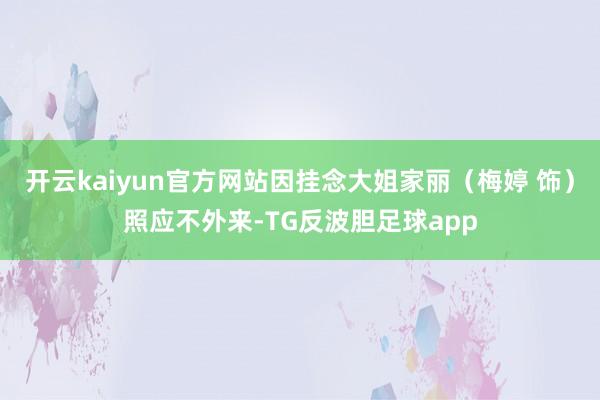 开云kaiyun官方网站因挂念大姐家丽（梅婷 饰）照应不外来-TG反波胆足球app